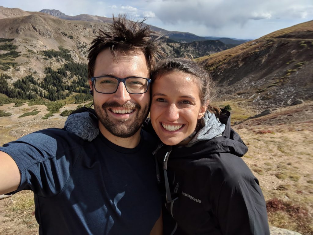 Me and my wife at Rollins Pass