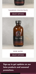 Black Garlic Spice Company Mobile Screenshot