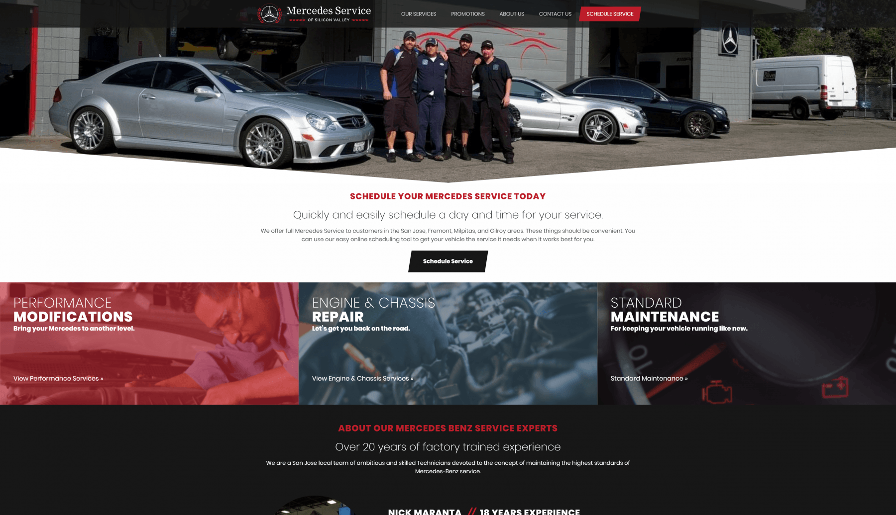 Mercedes Service of Silicon Valley