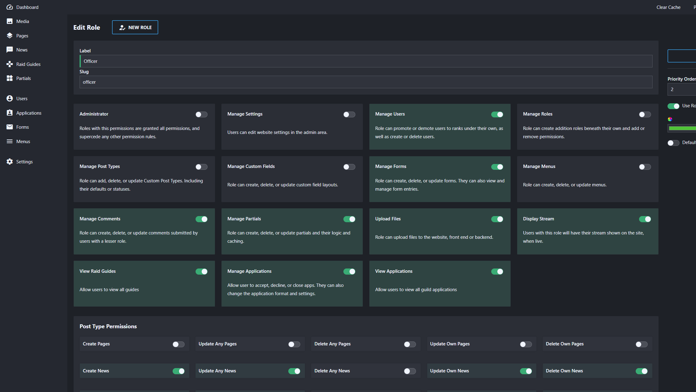 ReforgeCMS screenshot